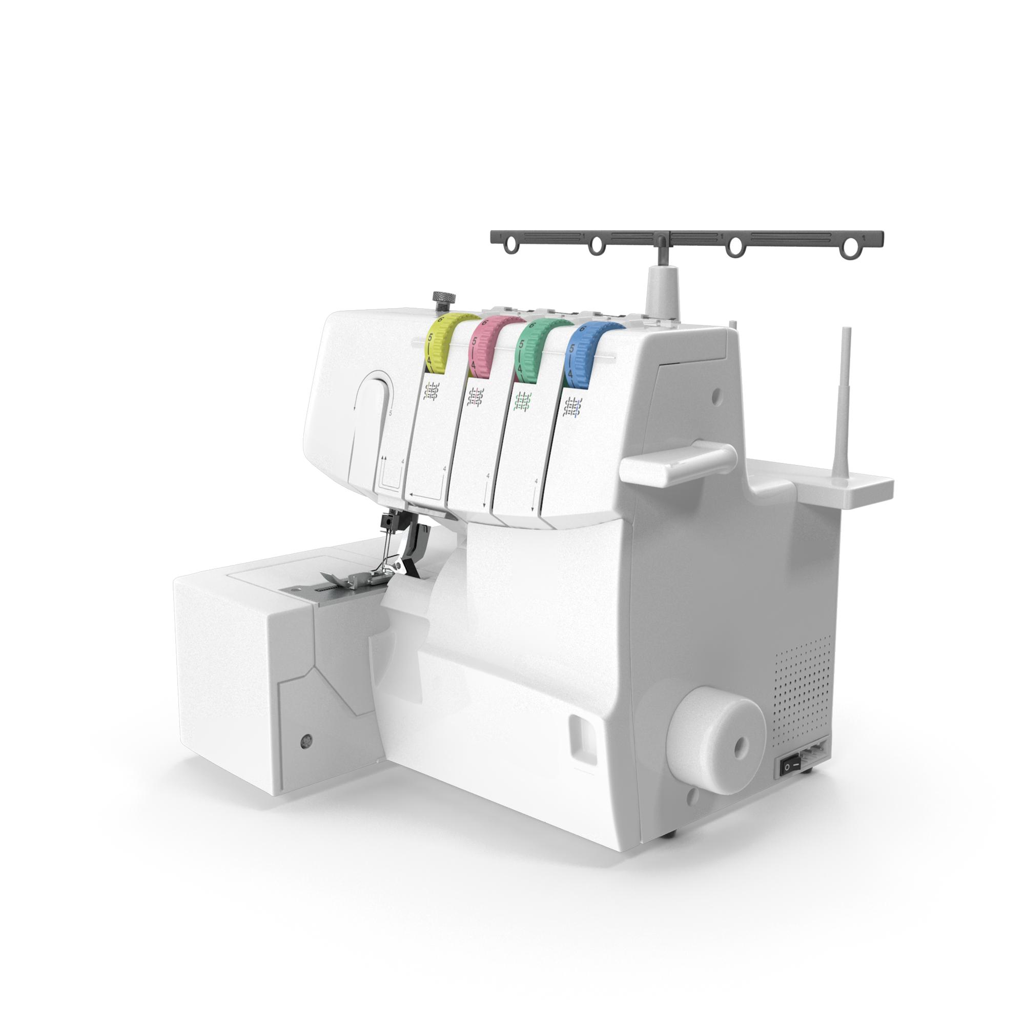 Workshop view with embroidery machine